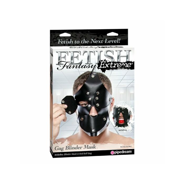 Masque Bondage avec gag fantaisie Fetish extrême