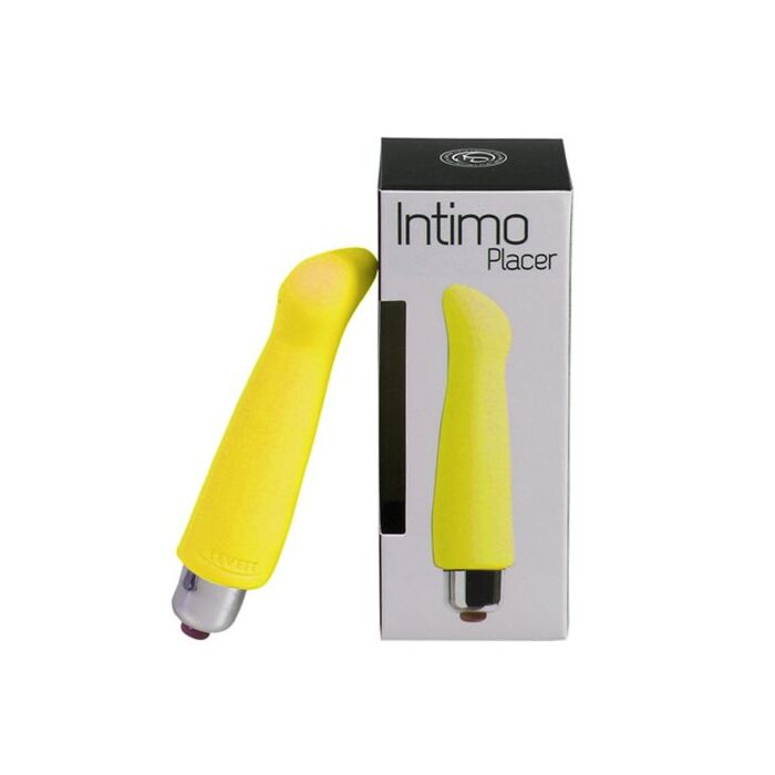 Mini vibrateur jaune plaisir intime