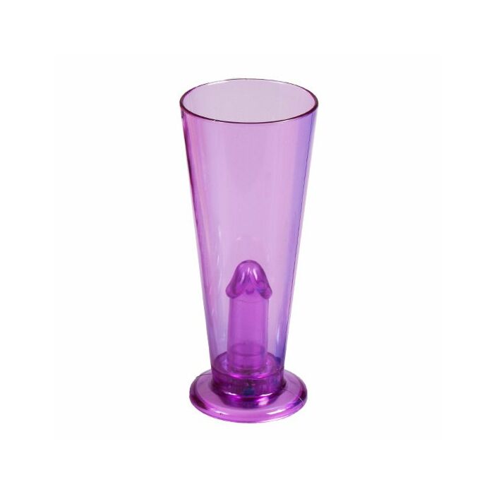 Pecker Party verre lilas avec la lumière