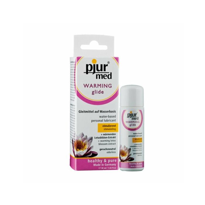 Pjur med réchauffement de l'eau à base de chaleur de lubrifiant 30 ml