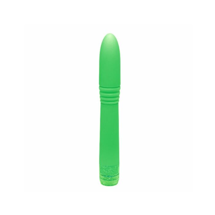 Neon luv tactile vibrateur et cannelée minces vert