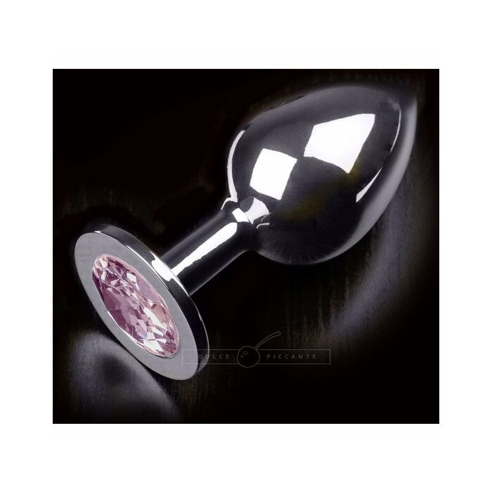 Branchez bijoux anal grand argent / rose