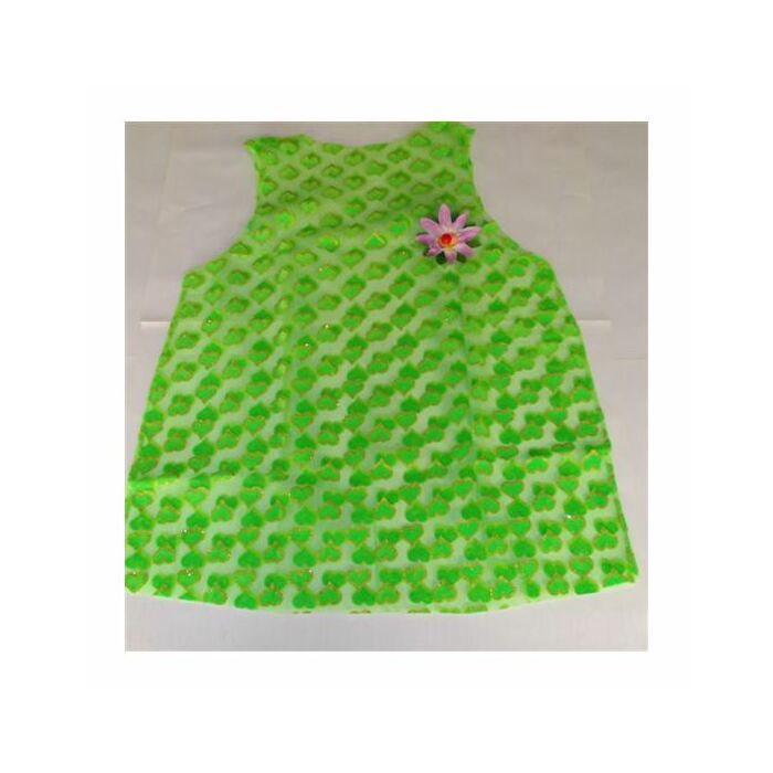 costume femme coeurs verts