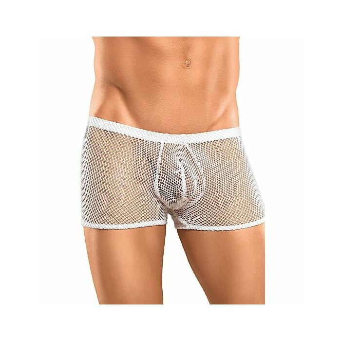 Boxer Homme réseau électrique blanc
