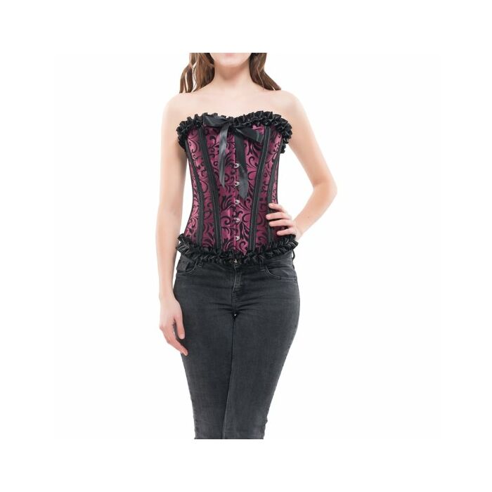 Intimax - corset pourpre emie
