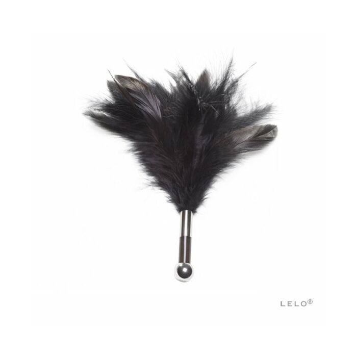 Plumas Tantra Feather Teaser Noir Lelo