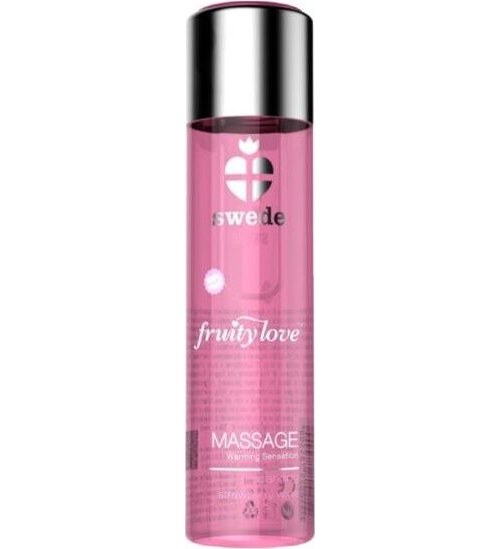 Huile de massage SWEDE Fruity Love avec effet chaleur